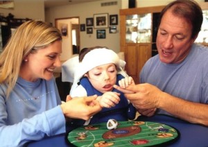 Jill and Jim Kelly with Hunter